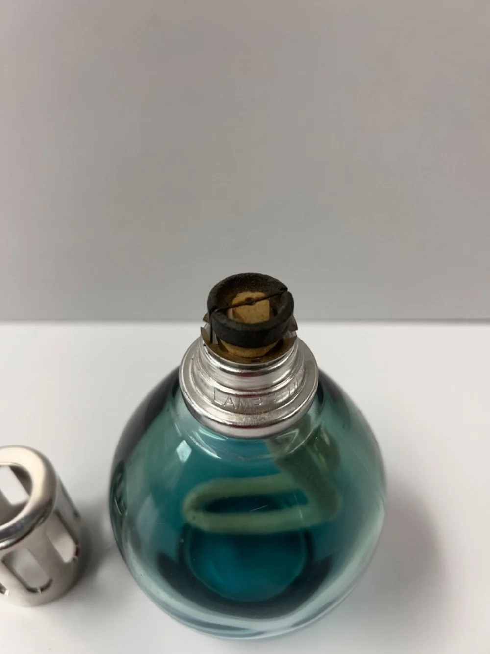Unused Maison Berger Lampe Lamp Oval Blue Green Made in France